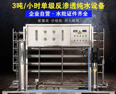 3噸小時單級反滲透純水設備